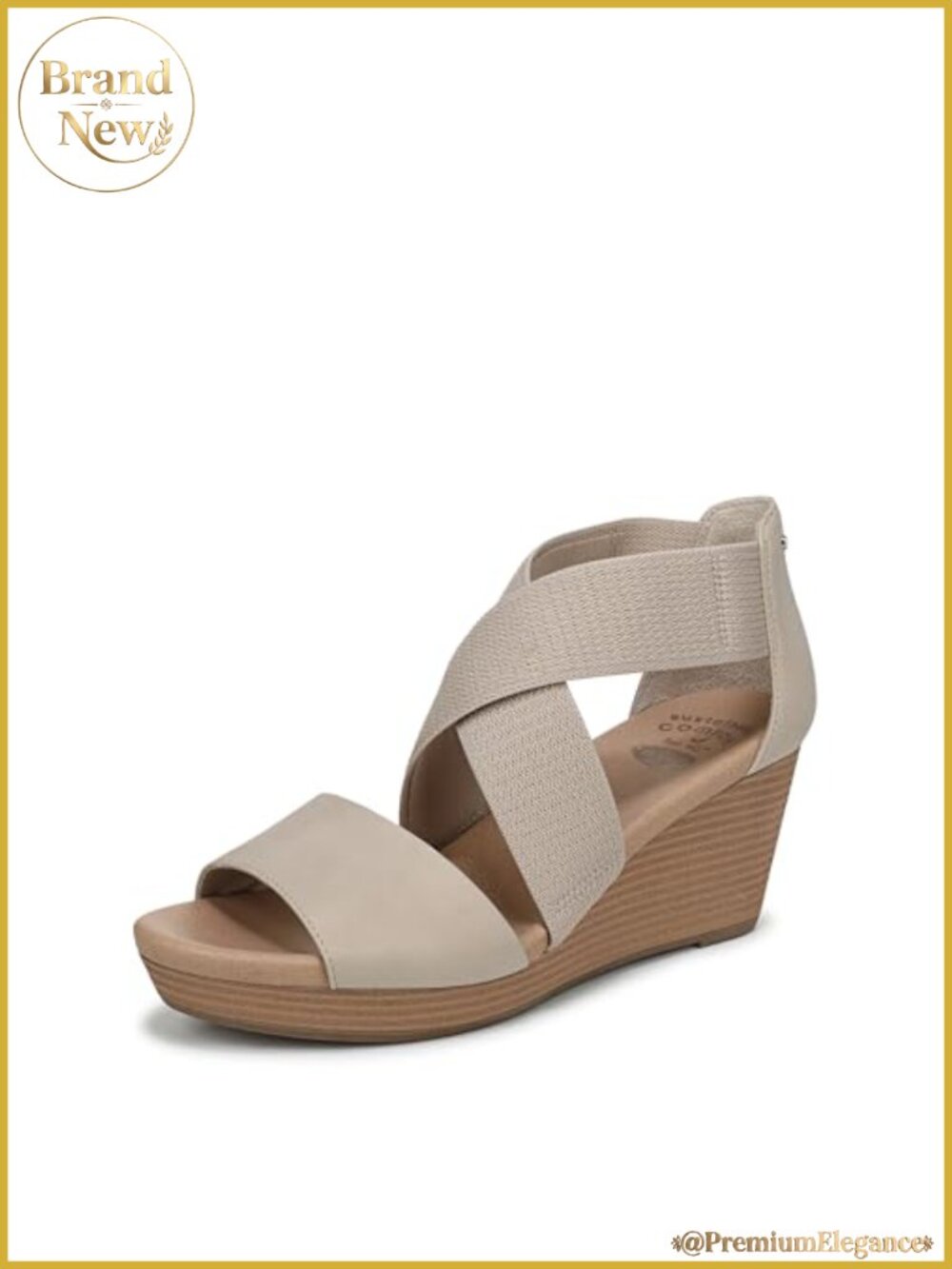 Women's Barton Band Wedge Sandals Slip On Ankle Strap